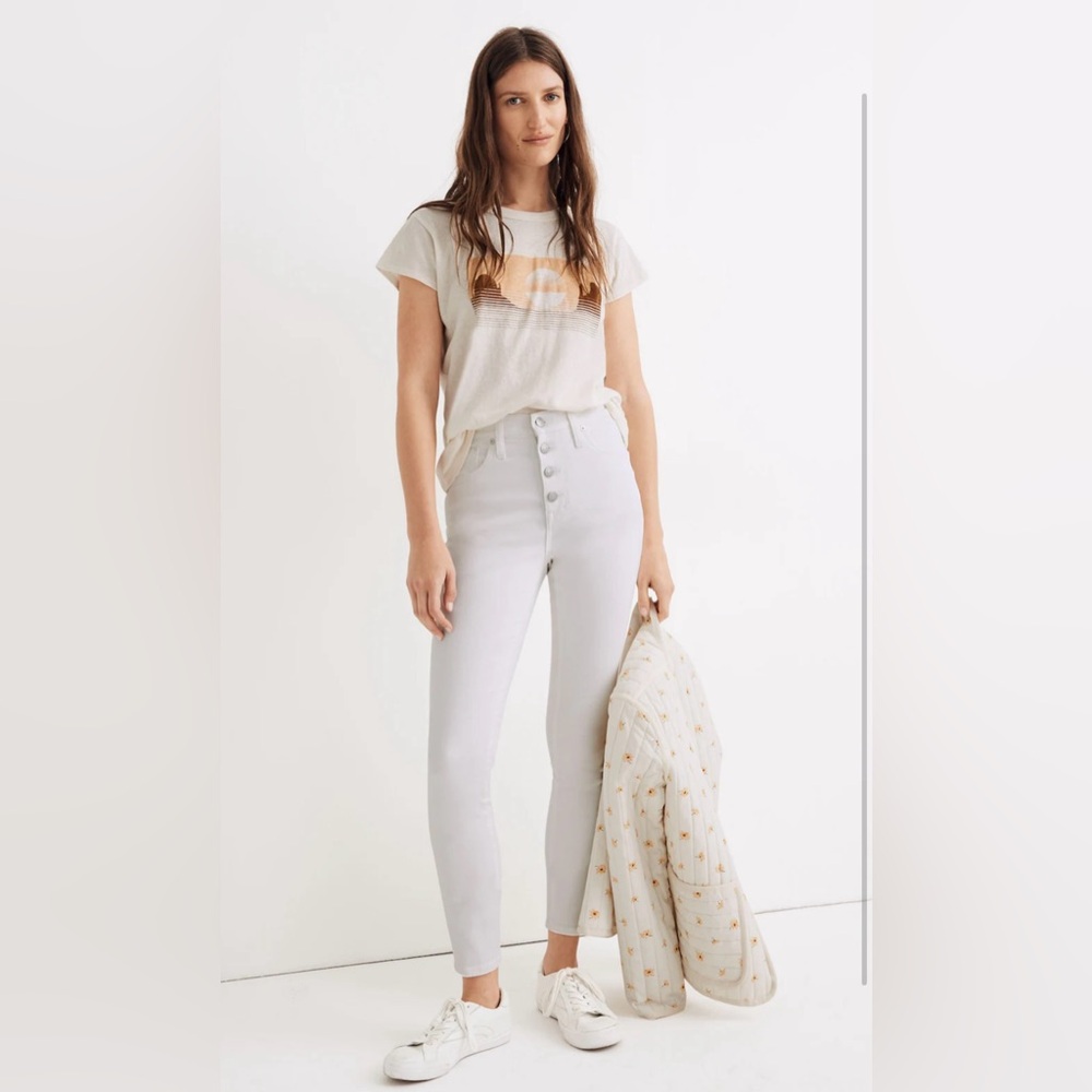 Madewell High Rise Skinny Crop Jeans